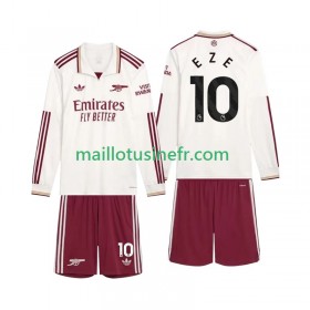 Maillot de Foot Arsenal Eze 10 Troisième 2025-26 Manches Longues - Enfant